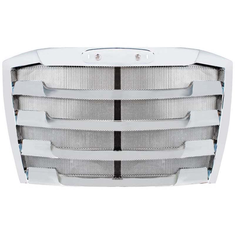 FREIGHTLINER CASCADIA 2018+ Grille Chrome With Logo And Bug Screen image