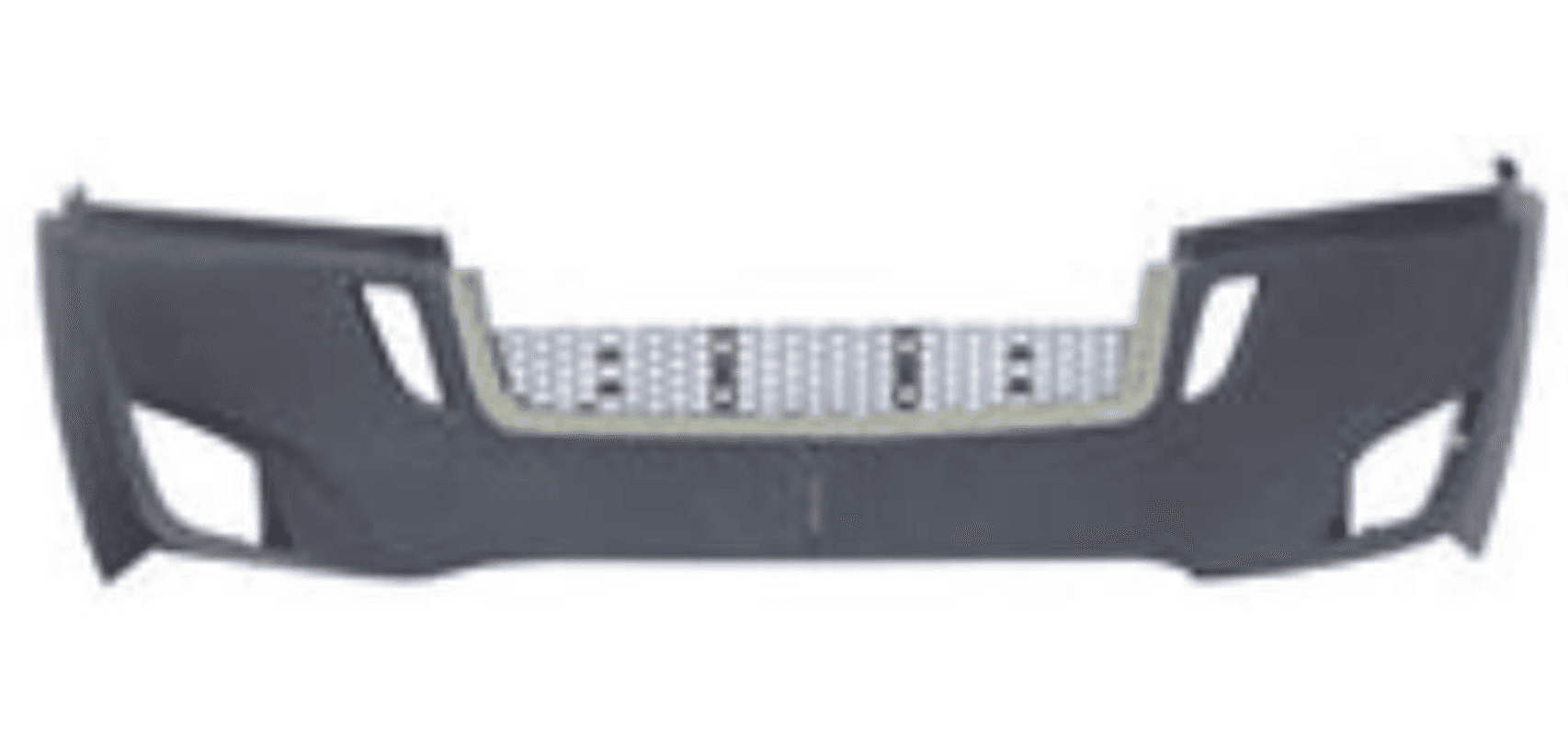 FREIGHTLINER CASCADIA 2018+ Bumper Paint With Fog Lamp Hole With Chrome Stripe image